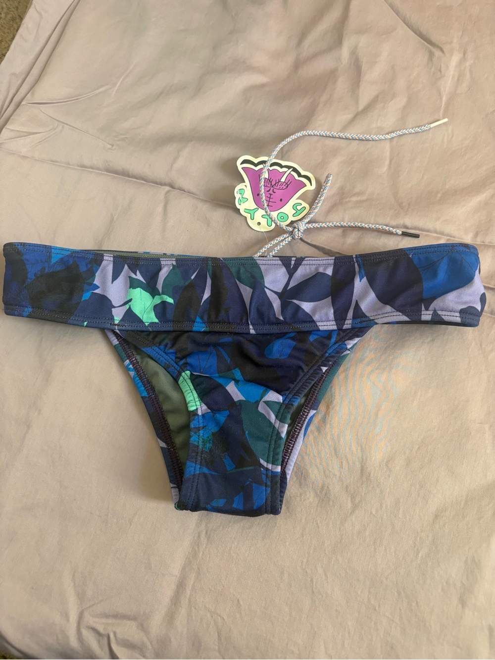 Jolyn Floral Print Softy Swim Bottom NWT
